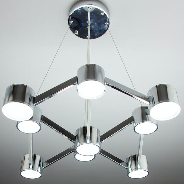 Lampadario a Sospensione led Mech 9 di Design Moderno