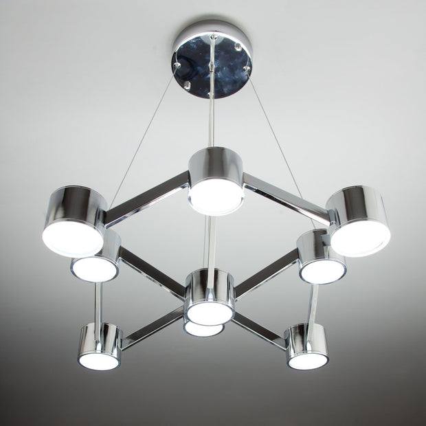 Lampadario a Sospensione led Mech 9 di Design Moderno