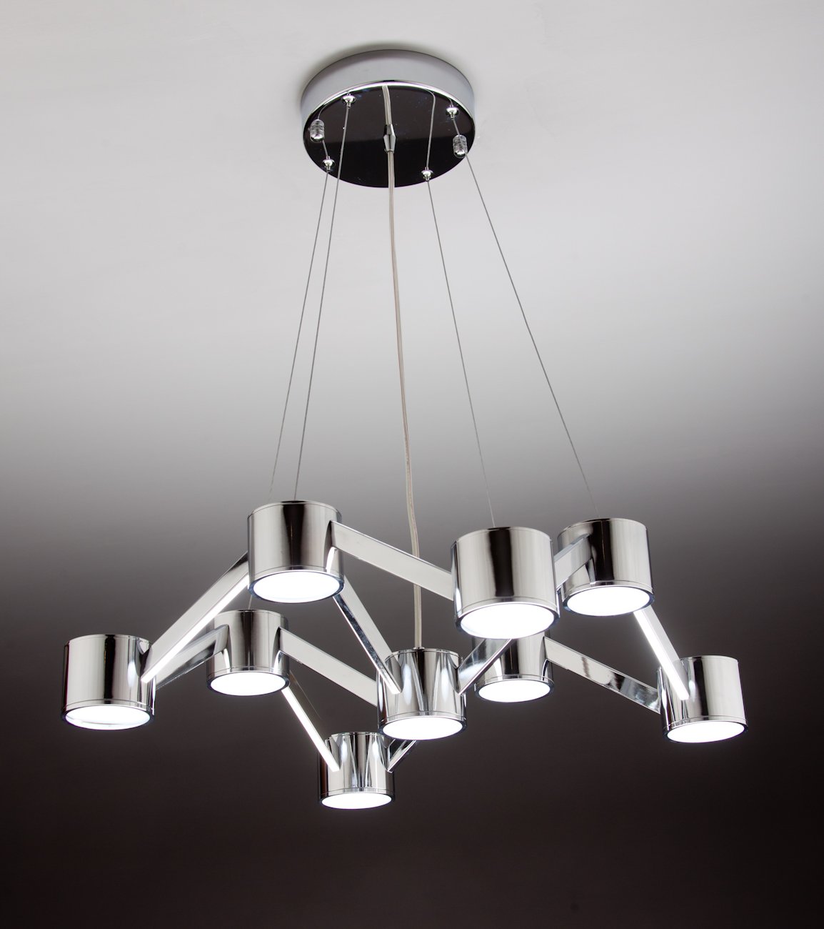 Lampadario a Sospensione led Mech 9 di Design Moderno