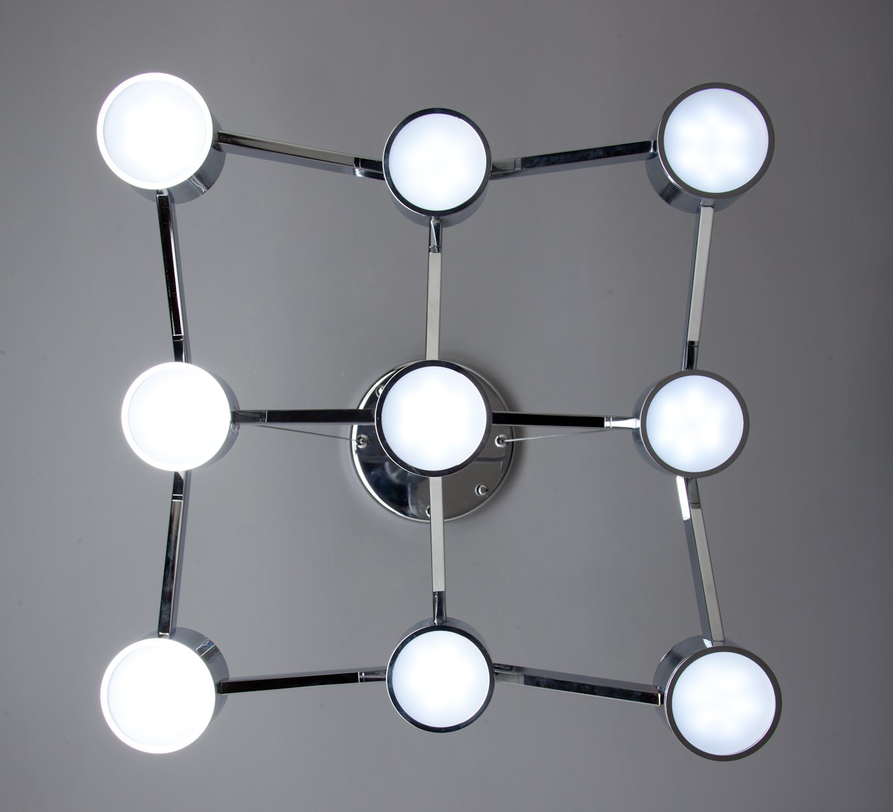 Lampadario a Sospensione led Mech 9 di Design Moderno