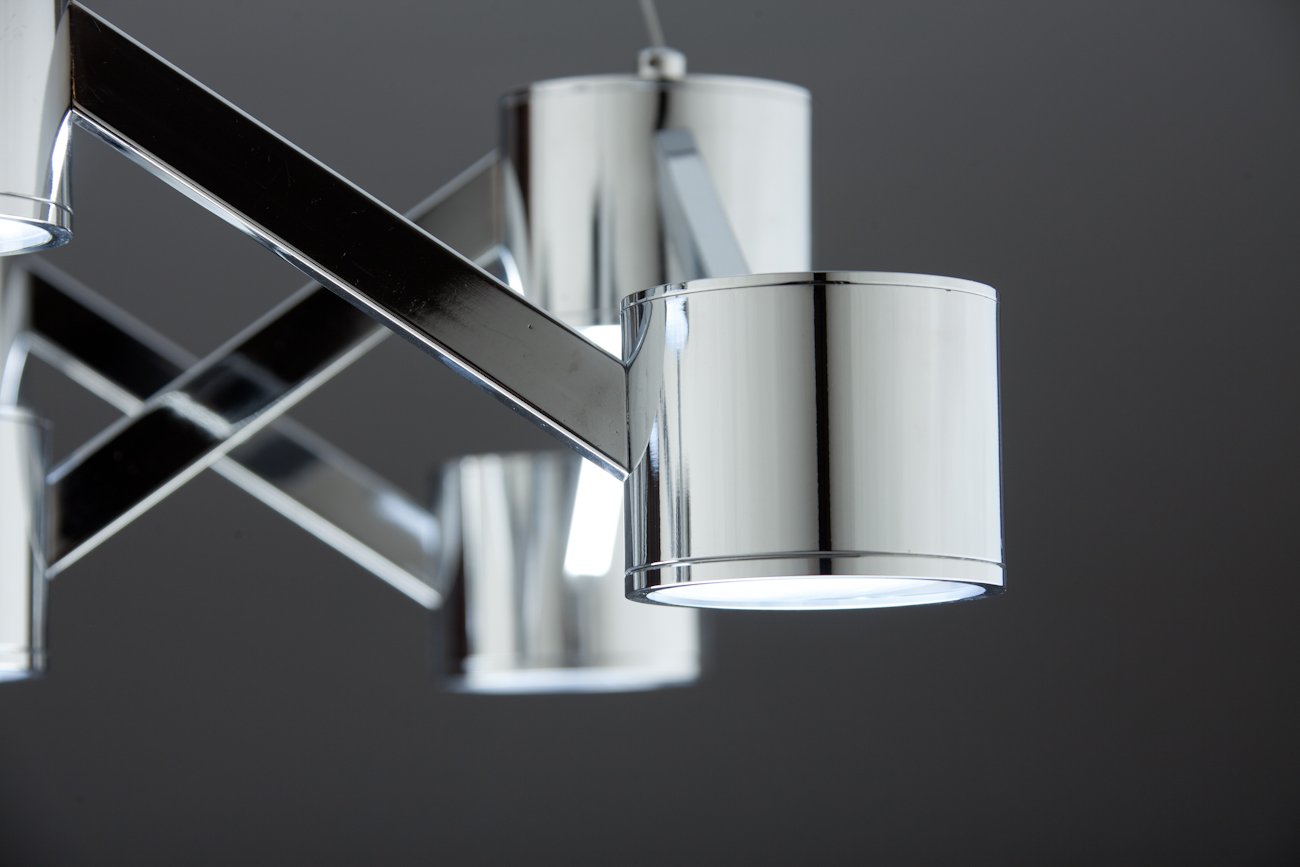 Lampadario a Sospensione led Mech 9 di Design Moderno