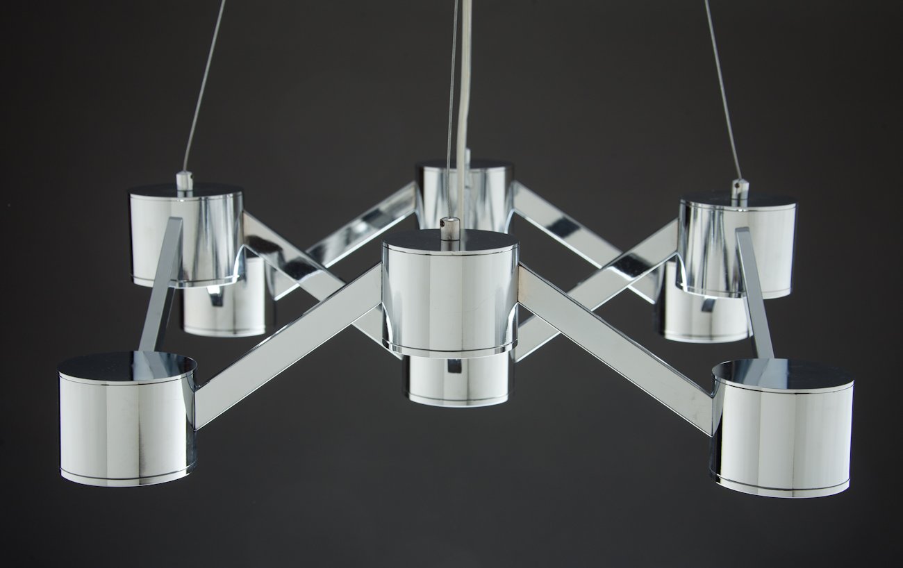 Lampadario a Sospensione led Mech 9 di Design Moderno