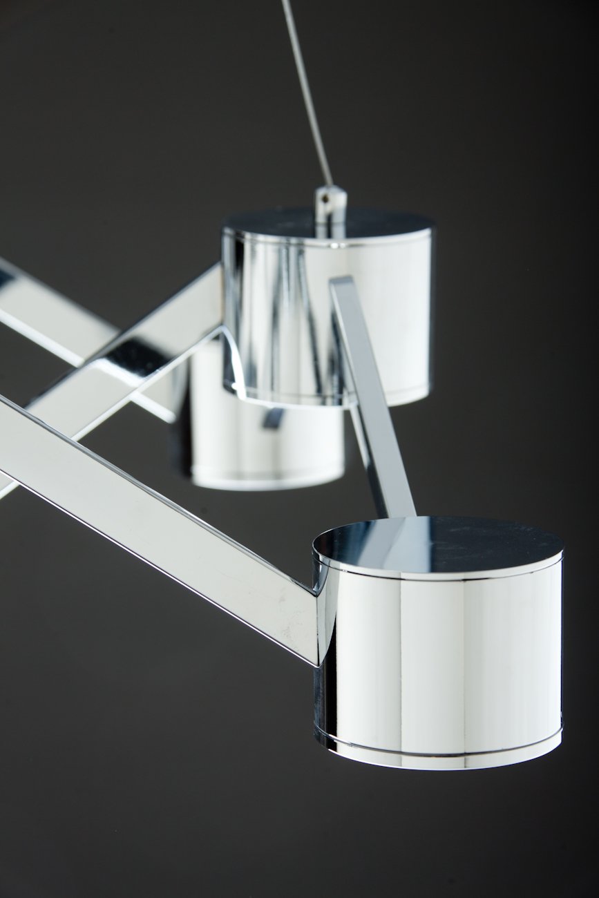 Lampadario a Sospensione led Mech 9 di Design Moderno