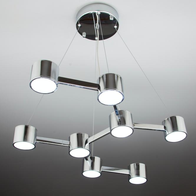 Lampadario a Sospensione Led Mech 8 Design Moderno