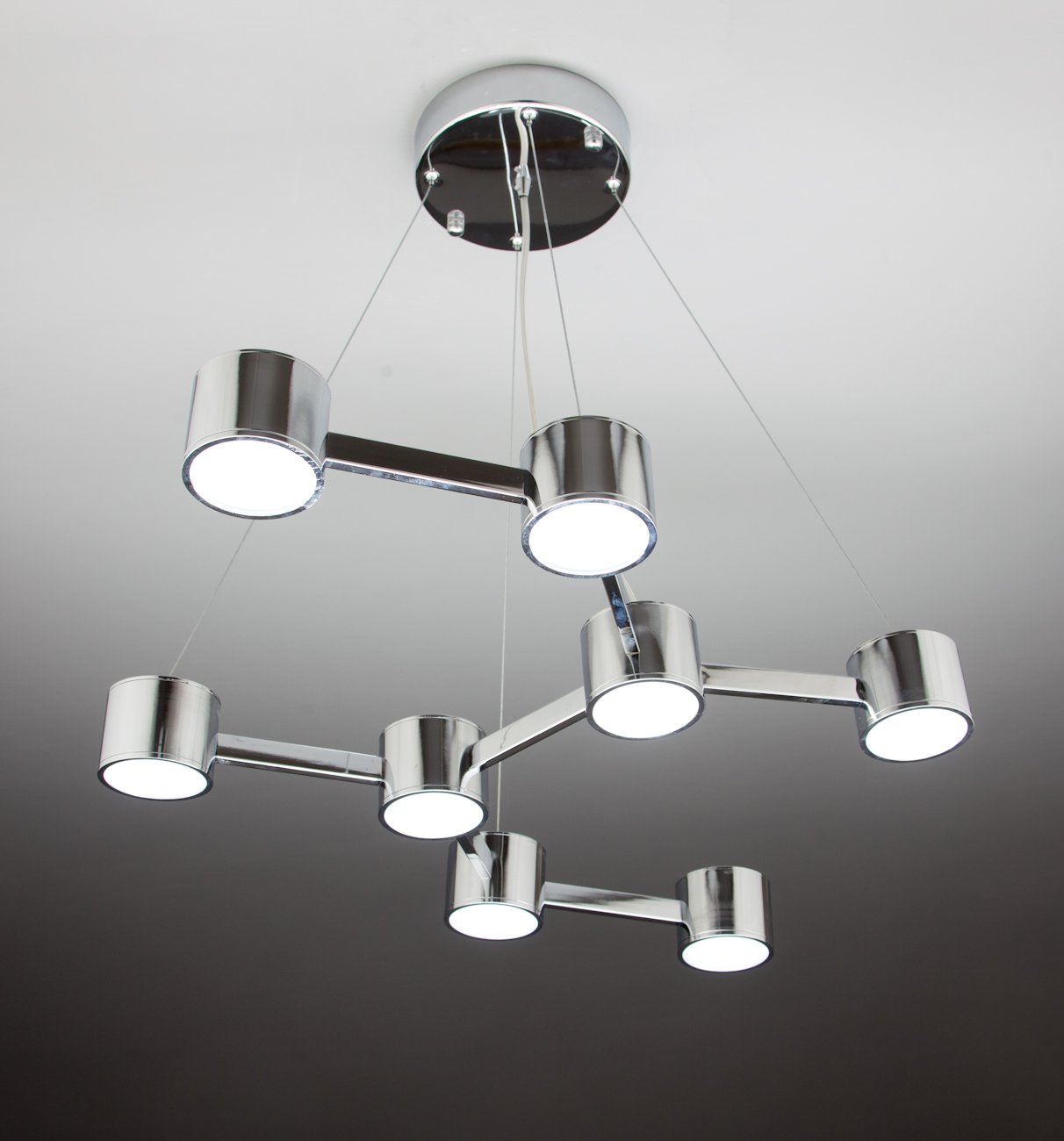 Lampadario a Sospensione Led Mech 8 Design Moderno