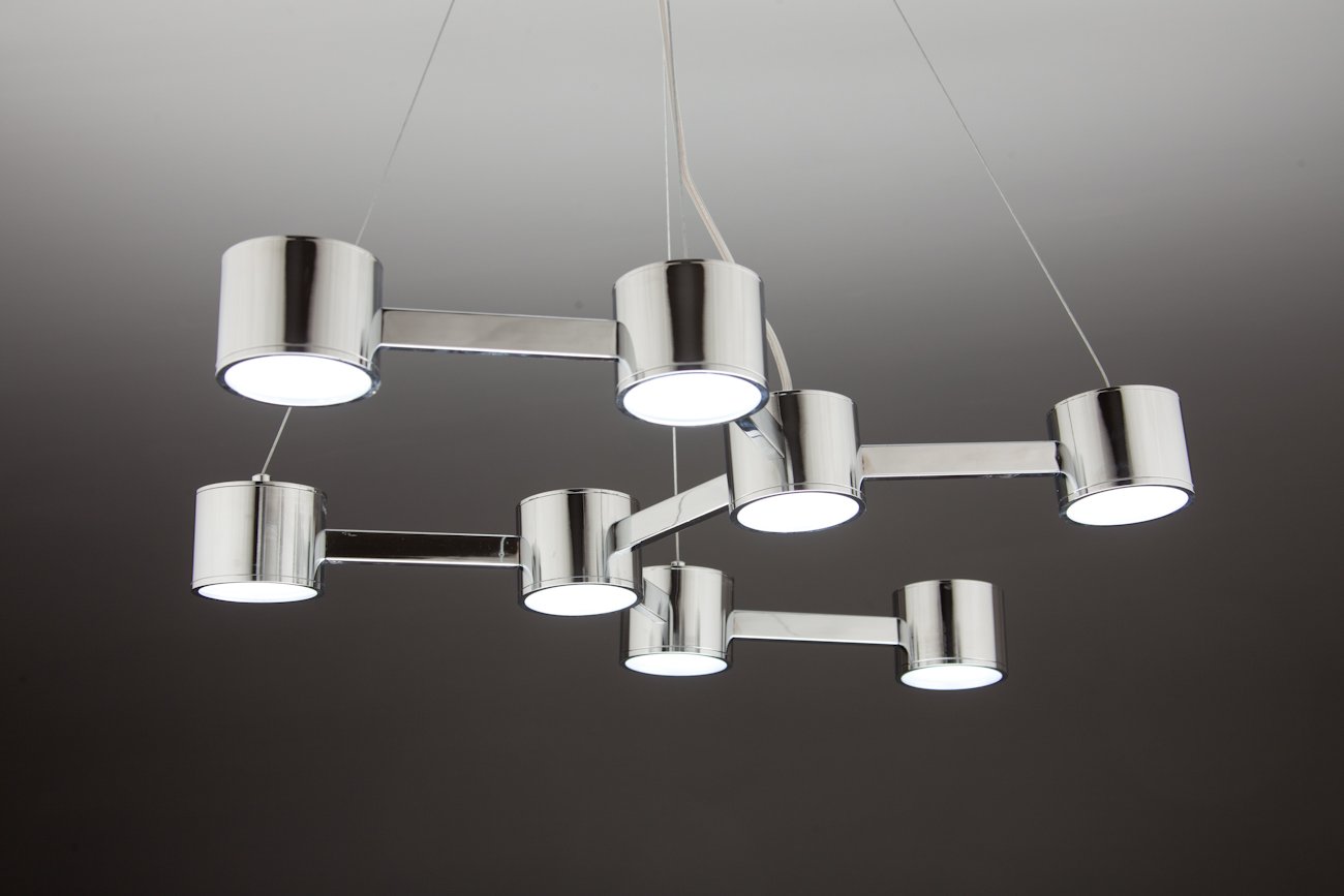 Lampadario a Sospensione Led Mech 8 Design Moderno