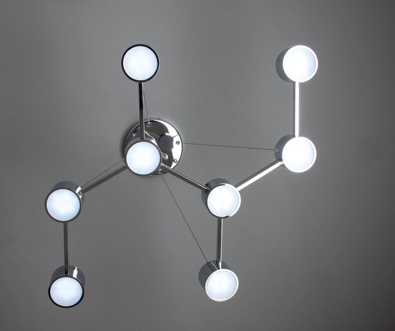 Lampadario a Sospensione Led Mech 8 Design Moderno