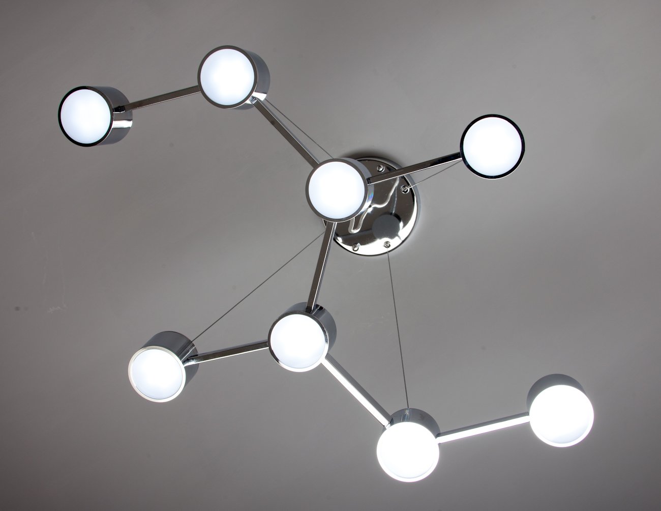 Lampadario a Sospensione Led Mech 8 Design Moderno