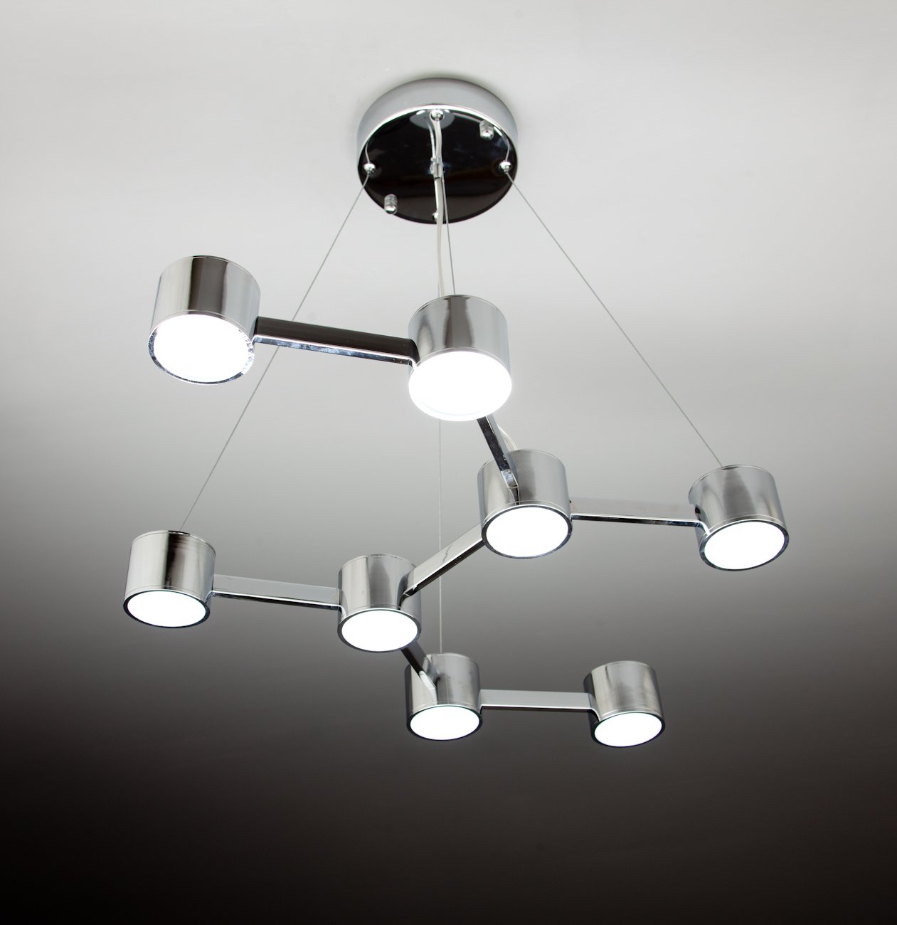 Lampadario a Sospensione Led Mech 8 Design Moderno