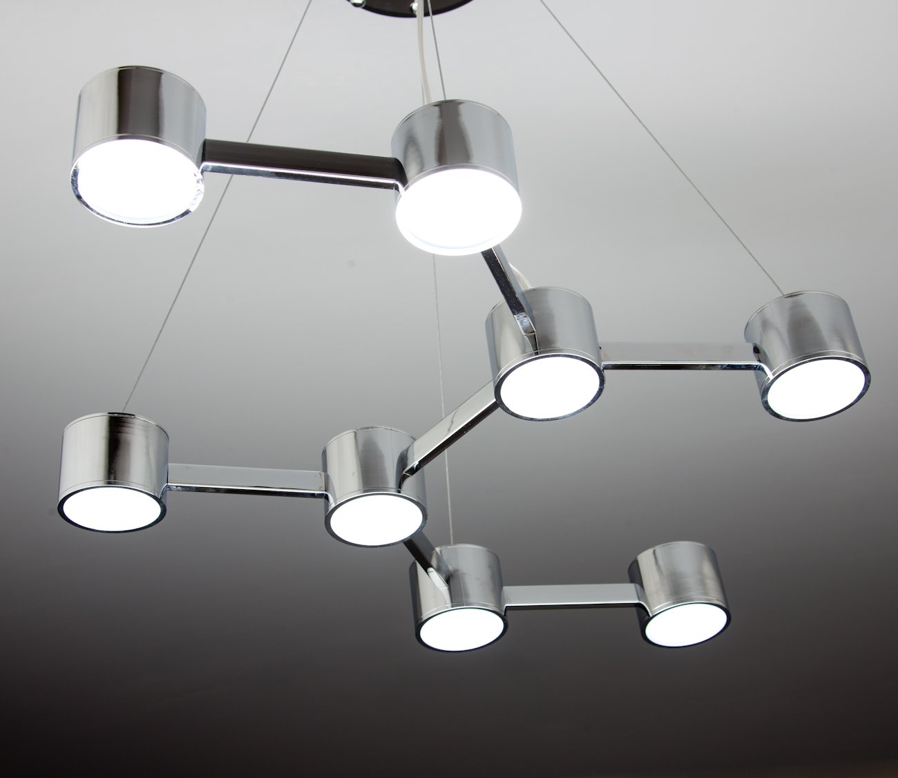 Lampadario a Sospensione Led Mech 8 Design Moderno