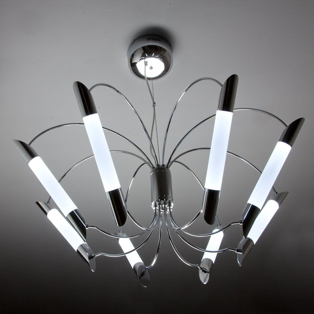 Lampadario a Sospensione Led Blade 8 di Design Moderno