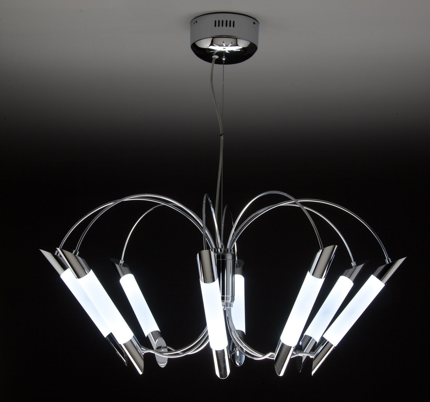 Lampadario a Sospensione Led Blade 8 di Design Moderno