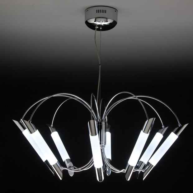 Lampadario a Sospensione Led Blade 8 di Design Moderno