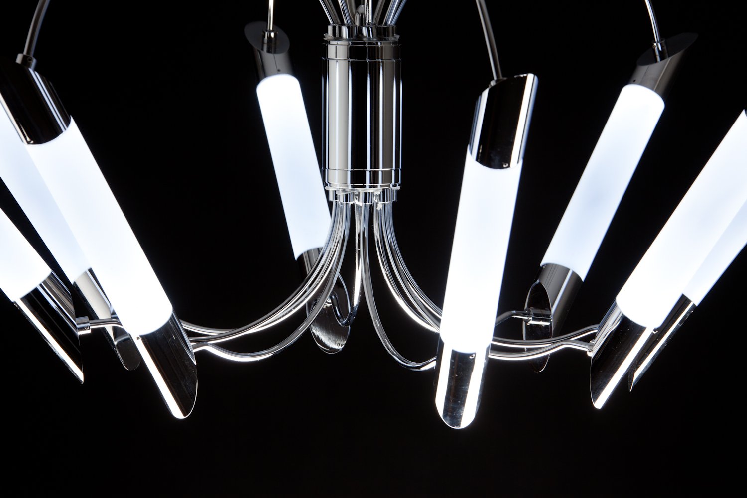 Lampadario a Sospensione Led Blade 8 di Design Moderno