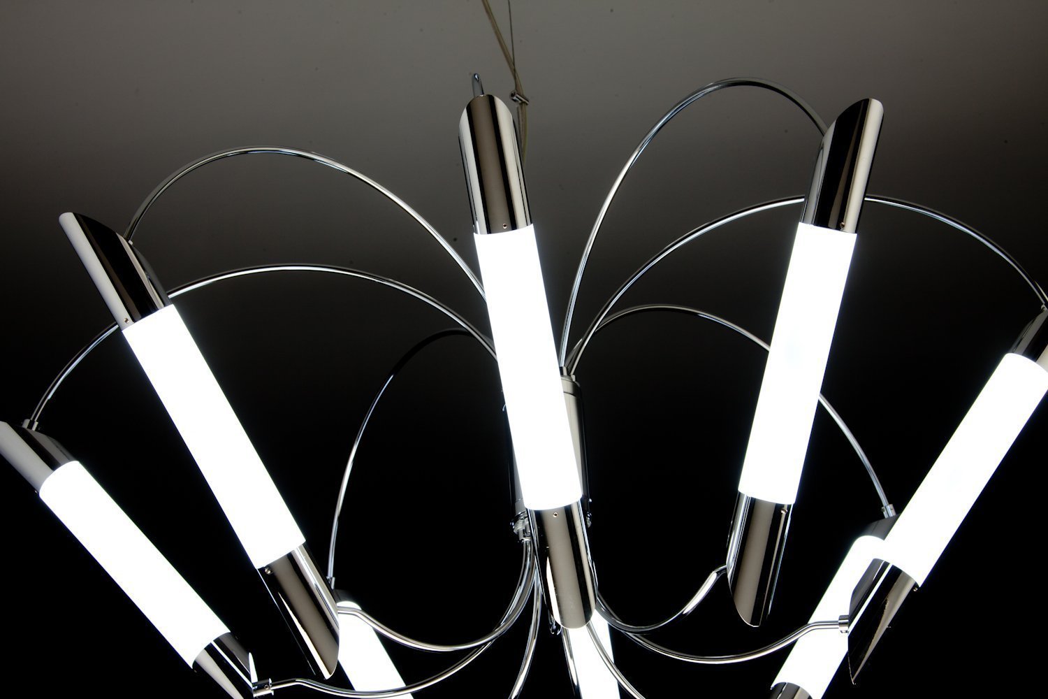 Lampadario a Sospensione Led Blade 8 di Design Moderno