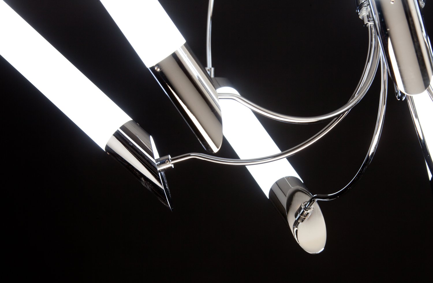 Lampadario a Sospensione Led Blade 8 di Design Moderno