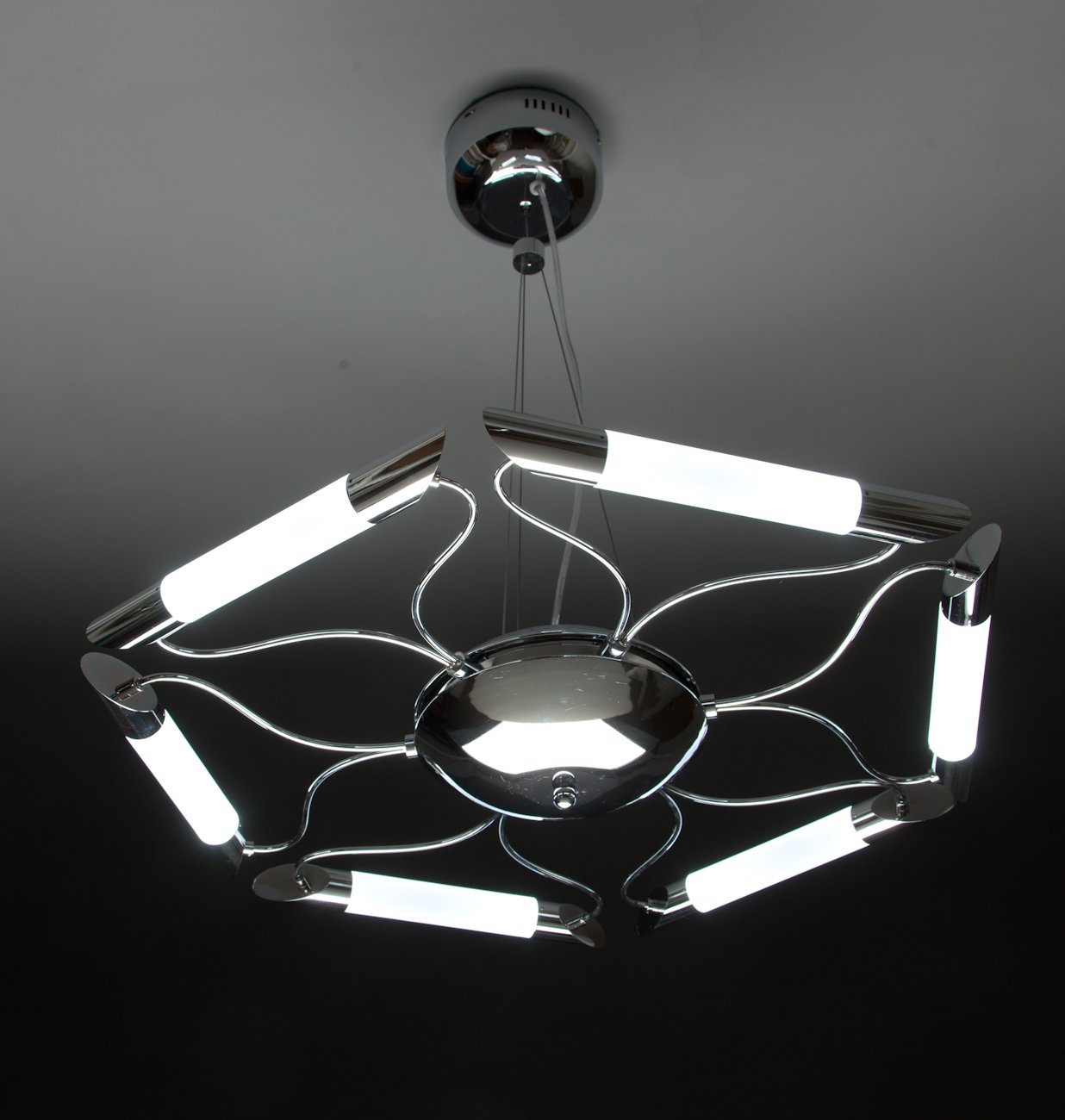 Lampadario a Sospensione Led Blade 6 di Design Moderno