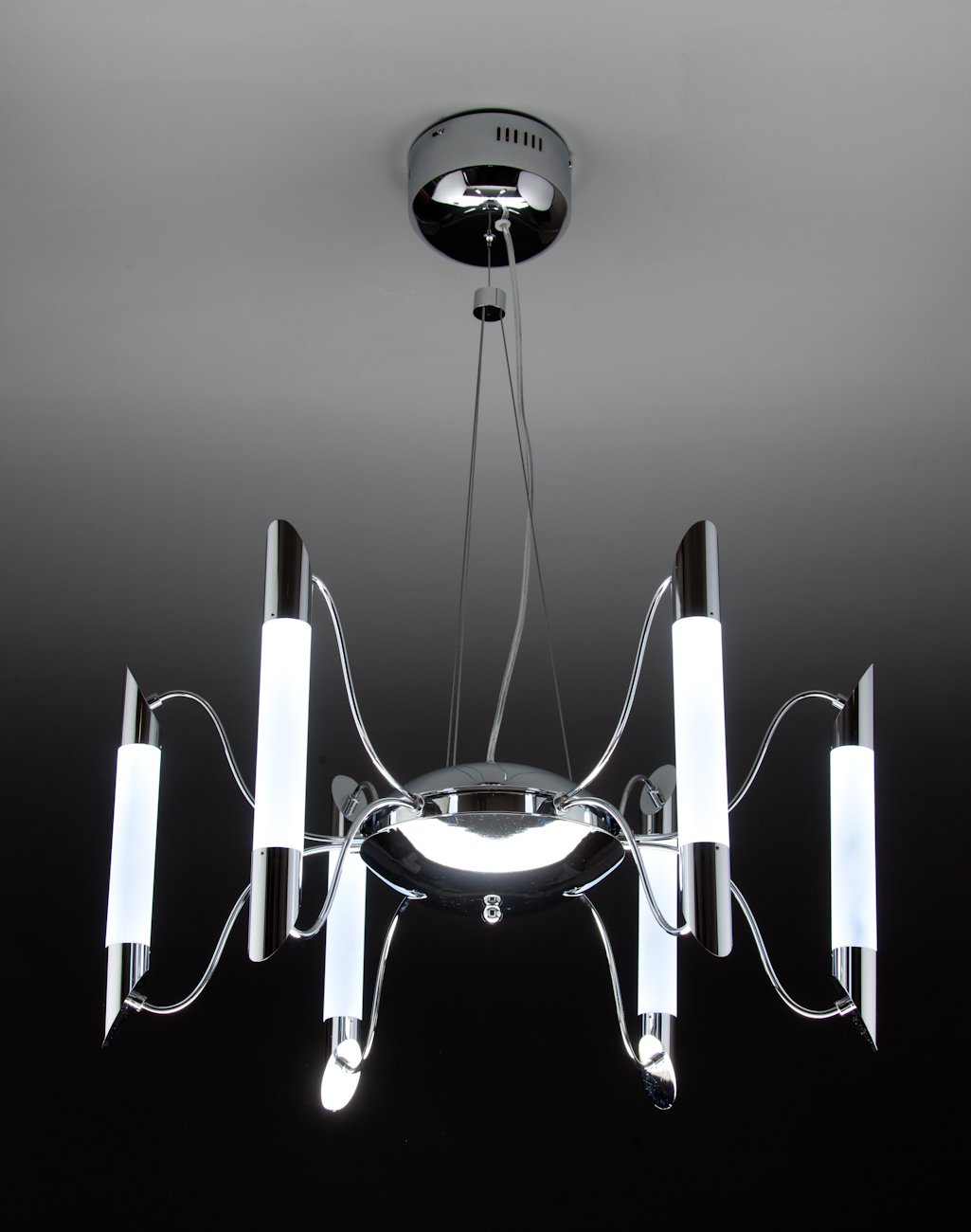 Lampadario a Sospensione Led Blade 6 di Design Moderno