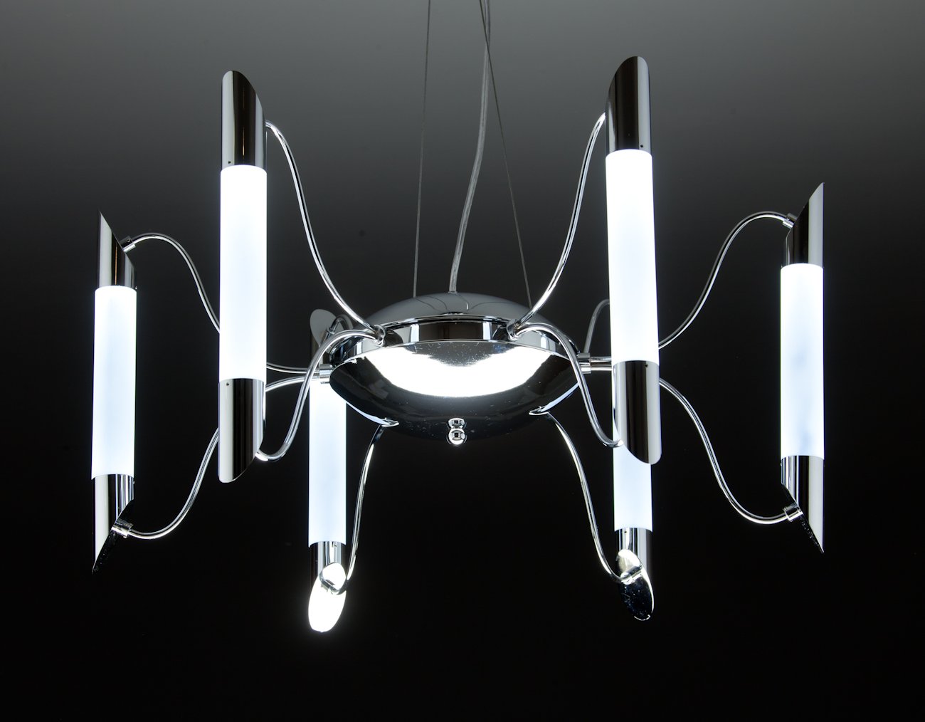 Lampadario a Sospensione Led Blade 6 di Design Moderno
