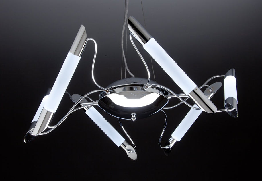 Lampadario a Sospensione Led Blade 6 di Design Moderno