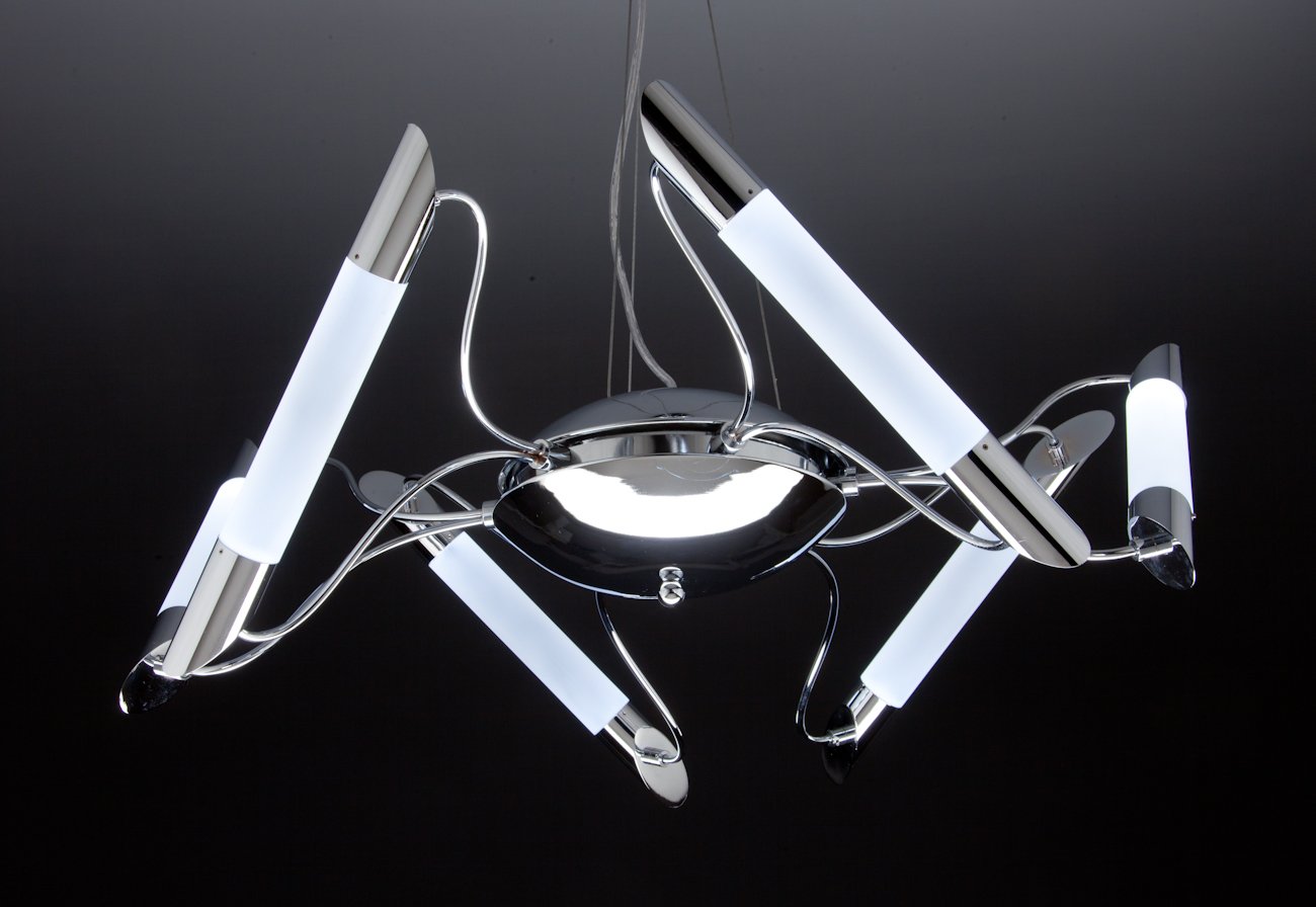 Lampadario a Sospensione Led Blade 6 di Design Moderno