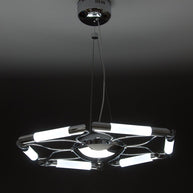 Lampadario a Sospensione Led Blade 6 di Design Moderno