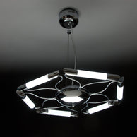 Lampadario a Sospensione Led Blade 6 di Design Moderno