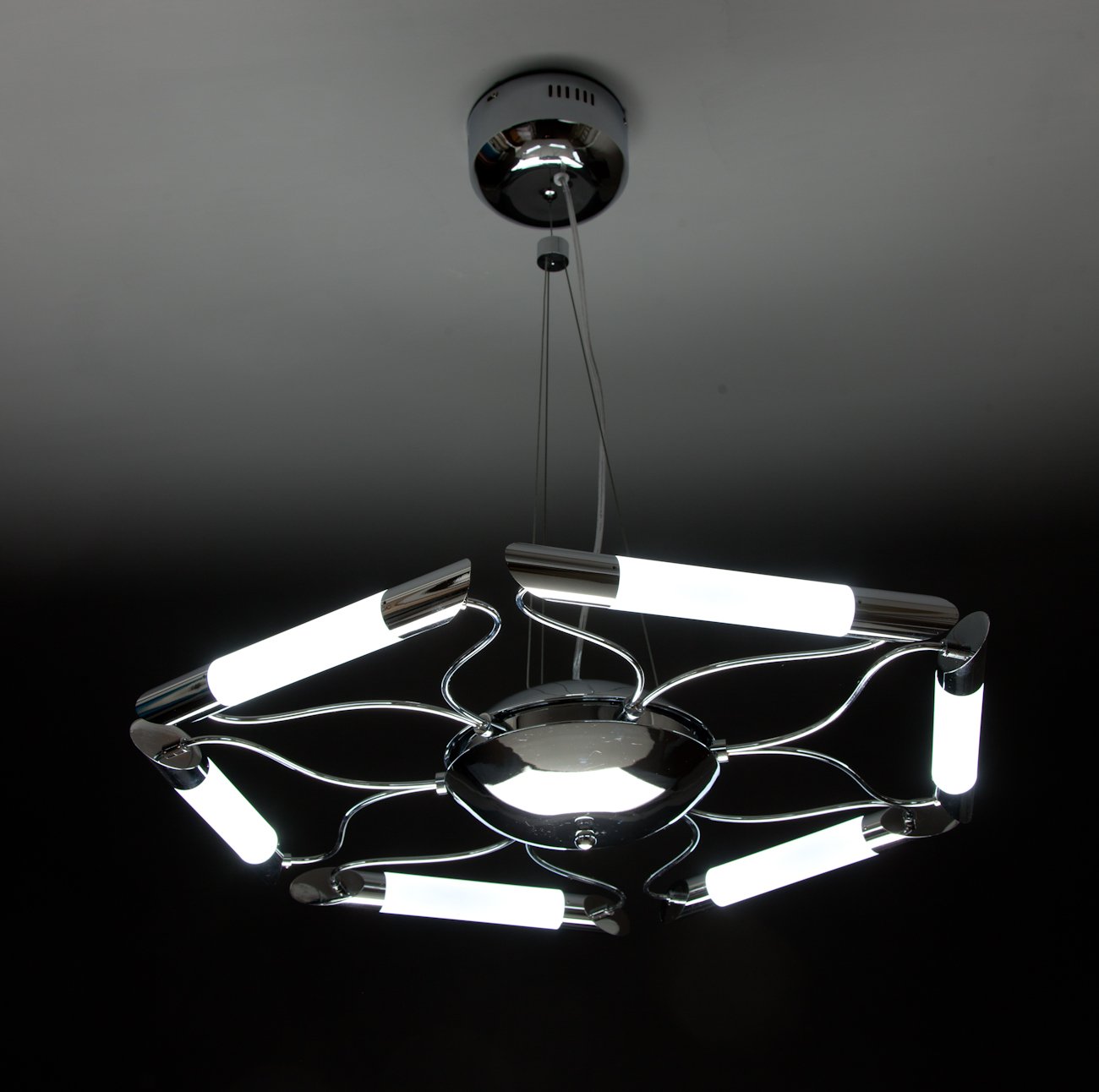 Lampadario a Sospensione Led Blade 6 di Design Moderno