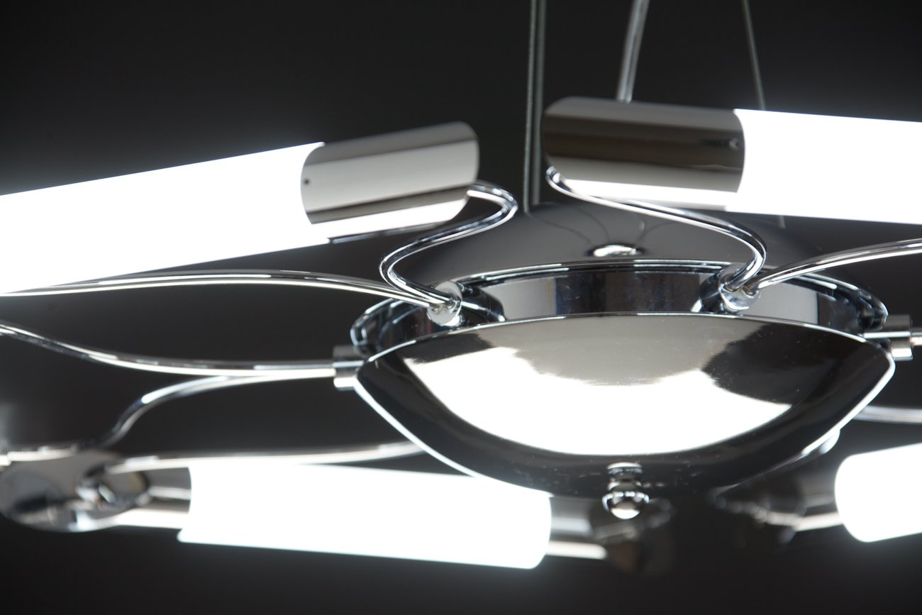 Lampadario a Sospensione Led Blade 6 di Design Moderno