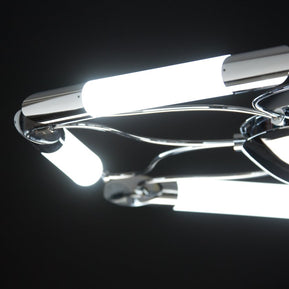 Lampadario a Sospensione Led Blade 6 di Design Moderno