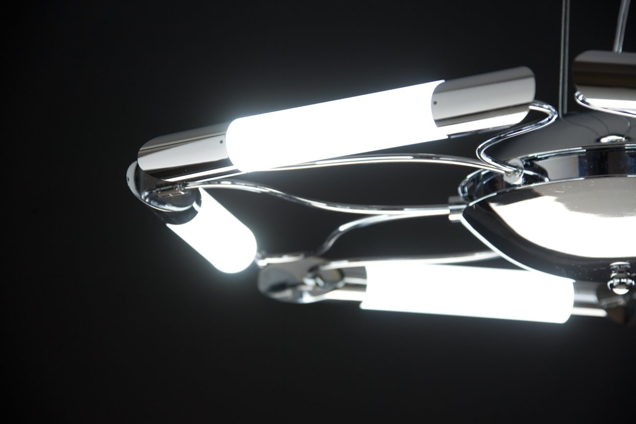 Lampadario a Sospensione Led Blade 6 di Design Moderno