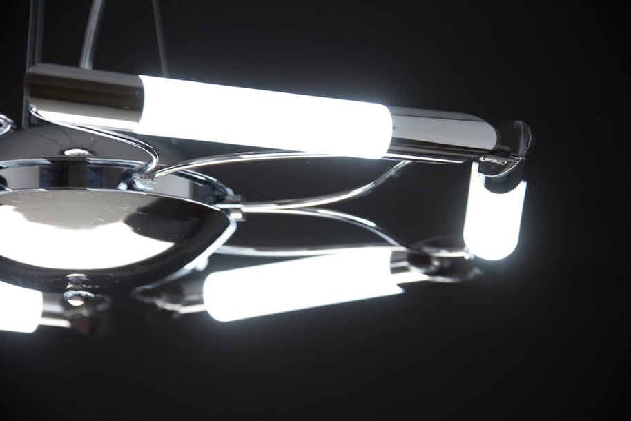 Lampadario a Sospensione Led Blade 6 di Design Moderno