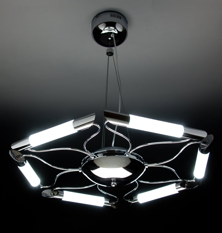Lampadario a Sospensione Led Blade 6 di Design Moderno