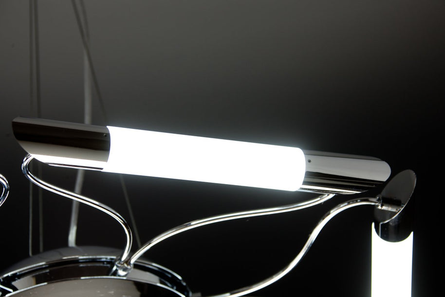 Lampadario a Sospensione Led Blade 6 di Design Moderno