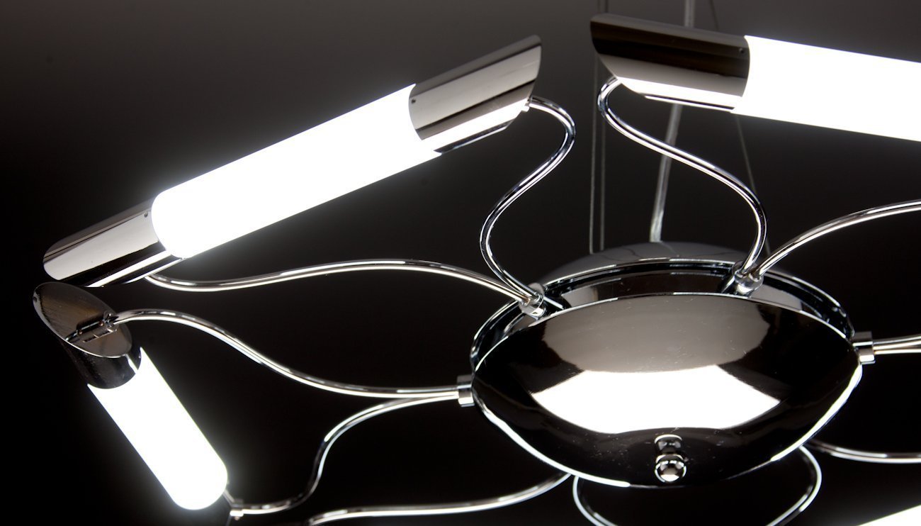 Lampadario a Sospensione Led Blade 6 di Design Moderno
