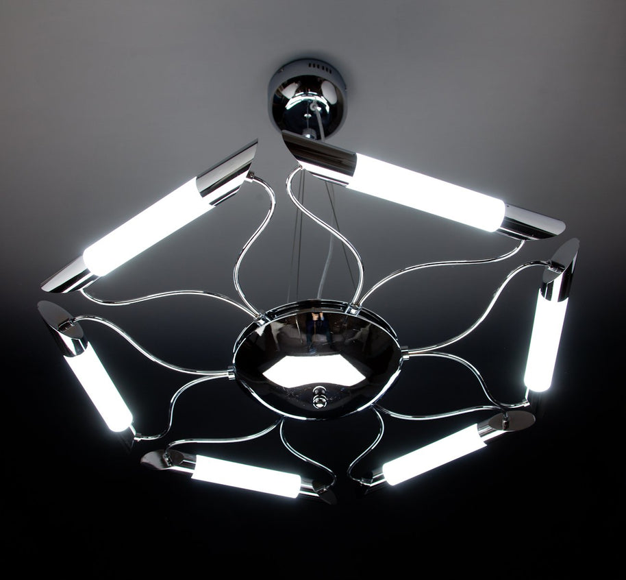 Lampadario a Sospensione Led Blade 6 di Design Moderno