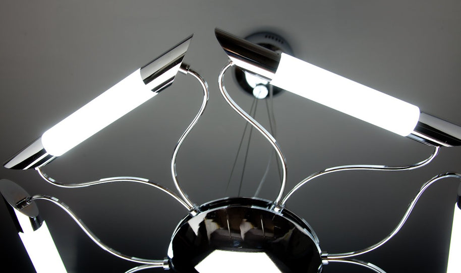 Lampadario a Sospensione Led Blade 6 di Design Moderno
