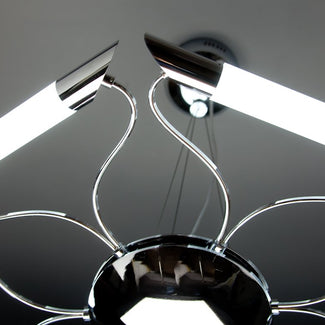 Lampadario a Sospensione Led Blade 6 di Design Moderno