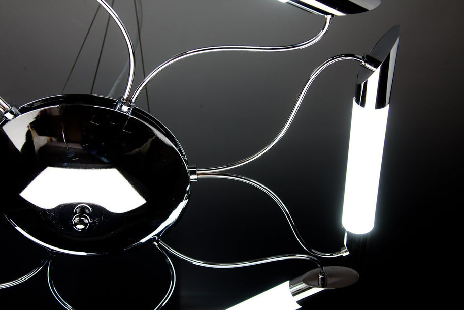 Lampadario a Sospensione Led Blade 6 di Design Moderno