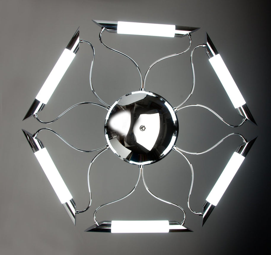Lampadario a Sospensione Led Blade 6 di Design Moderno