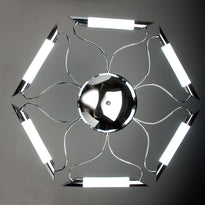 Lampadario a Sospensione Led Blade 6 di Design Moderno