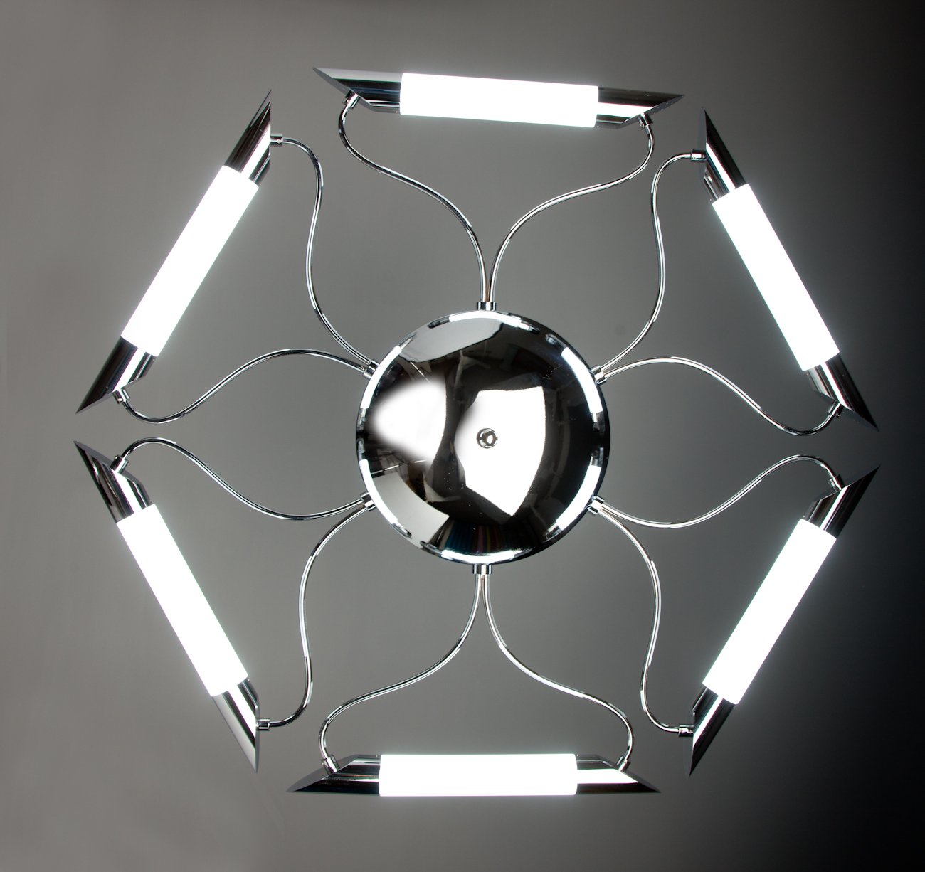 Lampadario a Sospensione Led Blade 6 di Design Moderno