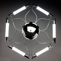 Lampadario a Sospensione Led Blade 6 di Design Moderno