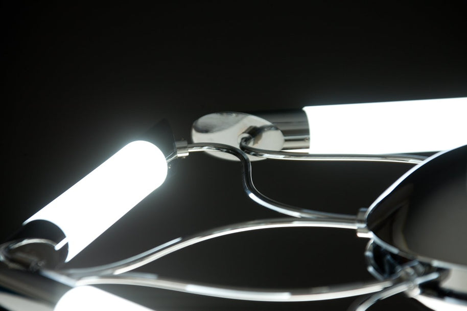 Lampadario a Sospensione Led Blade 6 di Design Moderno
