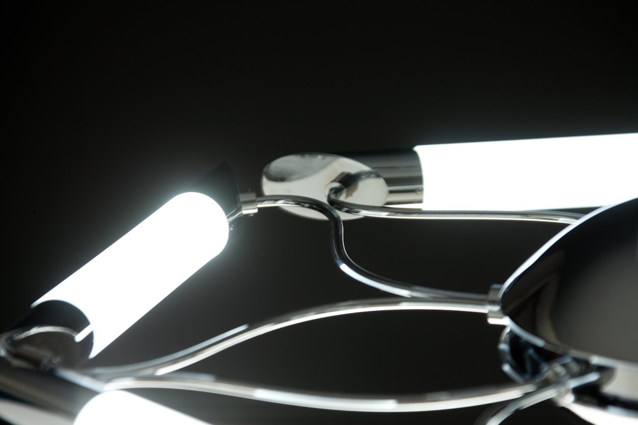 Lampadario a Sospensione Led Blade 6 di Design Moderno