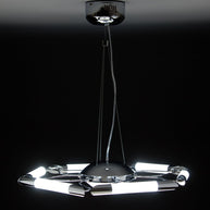 Lampadario a Sospensione Led Blade 6 di Design Moderno