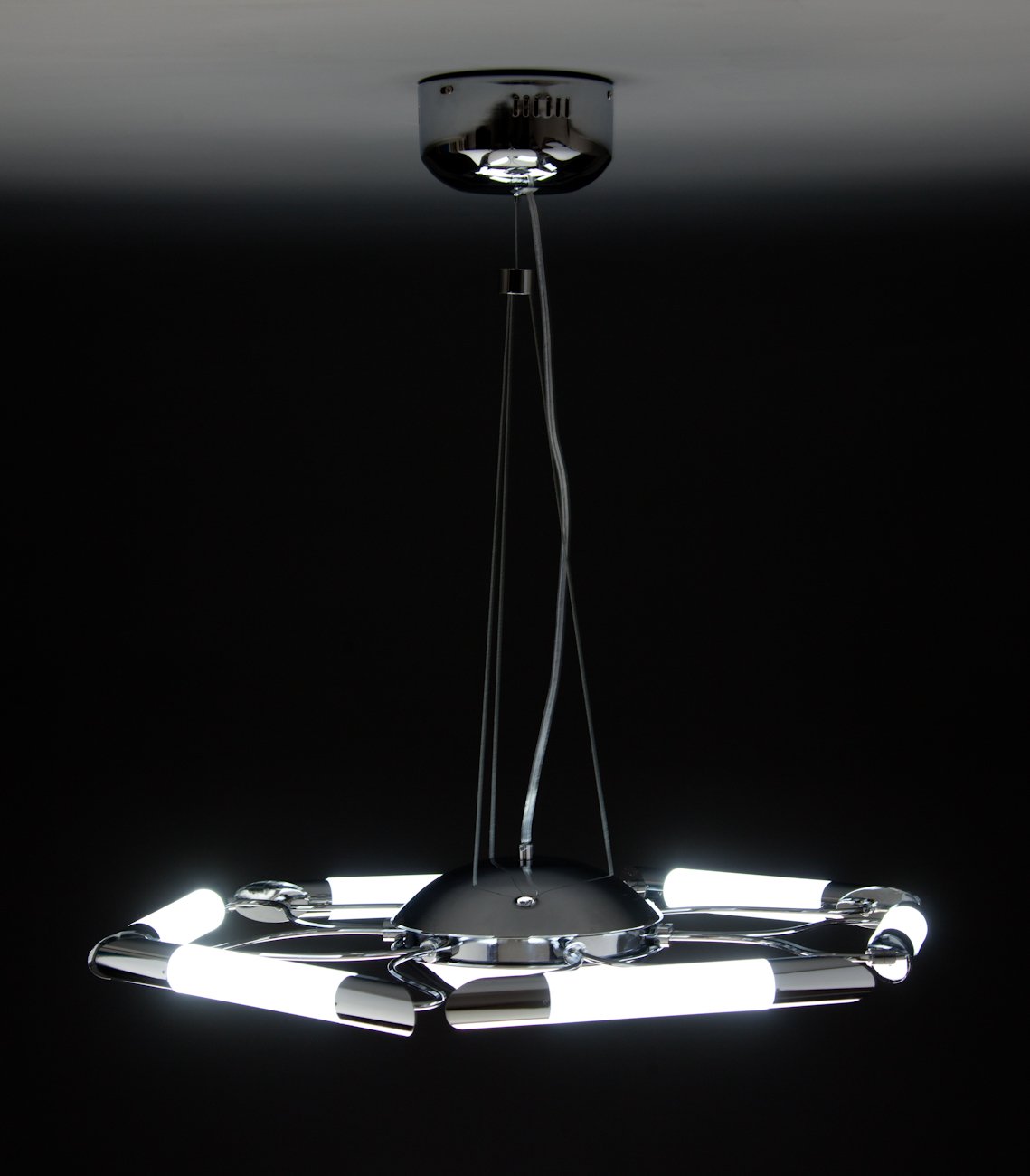 Lampadario a Sospensione Led Blade 6 di Design Moderno
