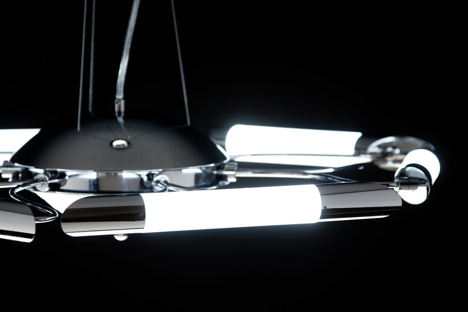 Lampadario a Sospensione Led Blade 6 di Design Moderno