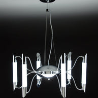Lampadario a Sospensione Led Blade 6 di Design Moderno