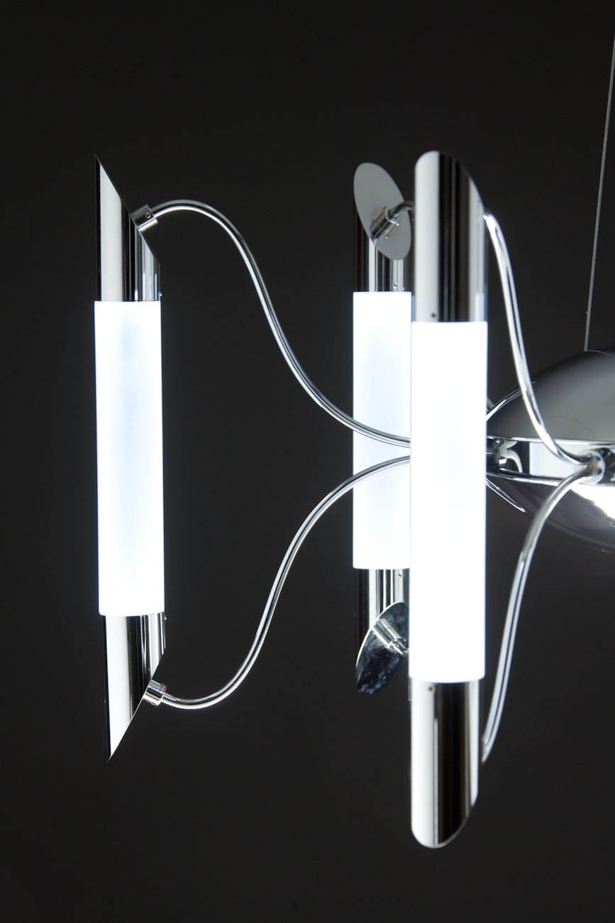 Lampadario a Sospensione Led Blade 6 di Design Moderno